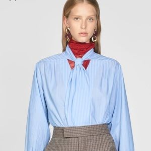 Zara shirt with tie, campaign collection